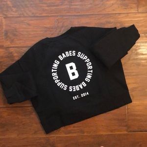 ☀️RESTOCK☀️babes supporting babes cropped crew